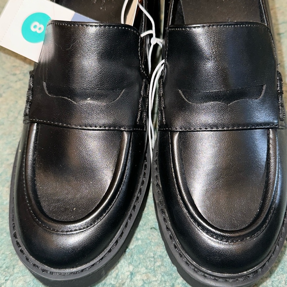 Black platform shoes